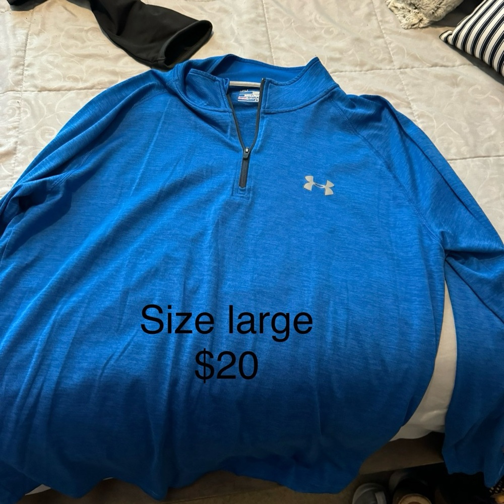 Under Armour  quarter zip pull over